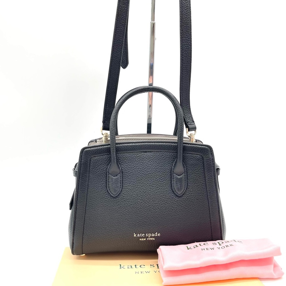 Kate Spade Small Satchel Crossbody Bag Black